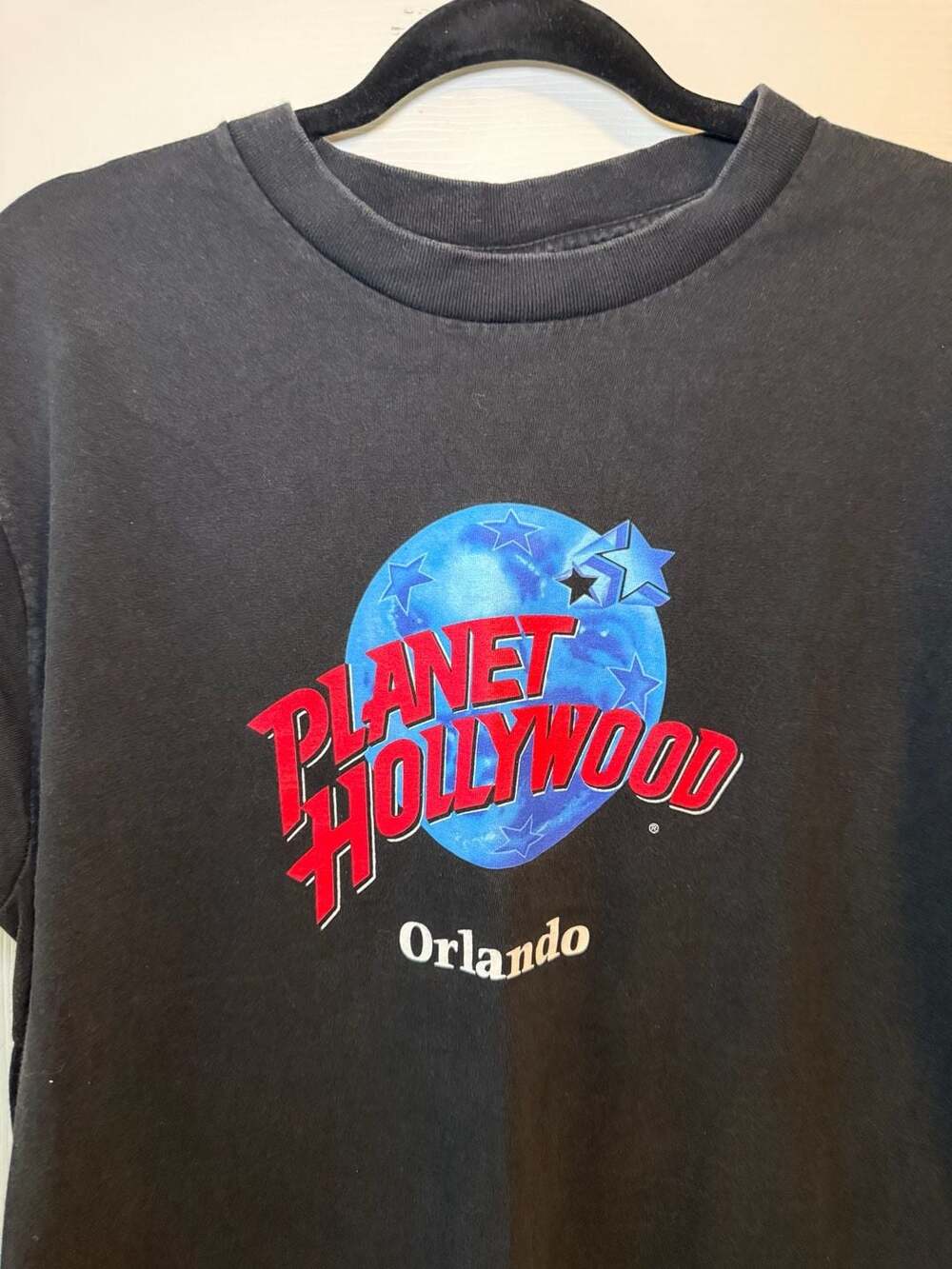 Planet Hollywood Orlando T-Shirt Size Large Black Vintage
